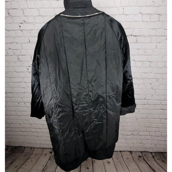 Defense Logistics Agency Garrison All Weather Navy Belted Trench Army Coat 48R - Picture 5 of 13